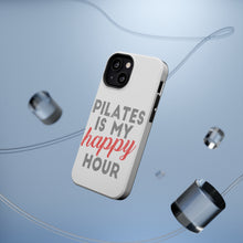 DistinctInk ToughCase for Apple iPhone, Compatible with MagSafe Charging - Pilates is My Happy Hour