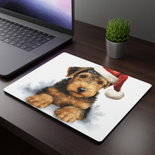 DistinctInk Mouse Pad - 1/4" Foam Rubber - Welsh Terrier Puppy Drawing