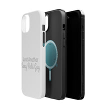 DistinctInk ToughCase for Apple iPhone, Compatible with MagSafe Charging - Just Another Sexy Bald Guy
