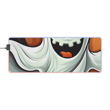 DistinctInk LED Gaming Mouse Pad with Silly Specter Sprites Design for Halloween