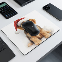DistinctInk Mouse Pad - 1/4" Foam Rubber - Airedale Terrier Puppy Drawing