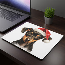 DistinctInk Mouse Pad - 1/4" Foam Rubber - Manchester Terrier Puppy Drawing