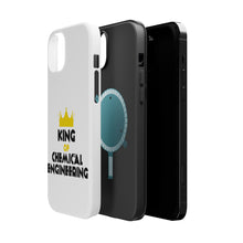 DistinctInk ToughCase for Apple iPhone, Compatible with MagSafe Charging - King of Chemical Engineering