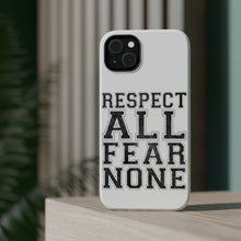 DistinctInk ToughCase for Apple iPhone, Compatible with MagSafe Charging - Respect All Fear None