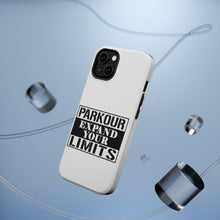 DistinctInk ToughCase for Apple iPhone, Compatible with MagSafe Charging - Parkour Expand Your Limits