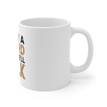 DistinctInk Glossy White Coffee / Tea Mug - Grow a Beard Then We'll Talk