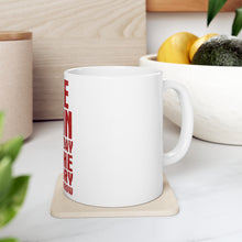 DistinctInk Glossy White Coffee / Tea Mug - The Pain of Today is the Victory of Tomorrow