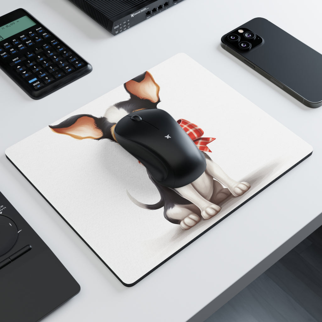 Mouse Pad - Toy Fox Terrier Puppy Drawing, view 2