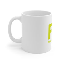 DistinctInk Glossy White Coffee / Tea Mug - FBI - Female Body Inspector