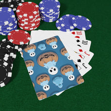 DistinctInk Playing / Poker Cards with Ghost Skeleton Pumpkin Pattern Design for Halloween