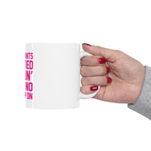DistinctInk Glossy White Coffee / Tea Mug - Sweat Pants Hair Tied Chillin' With No Make Up On