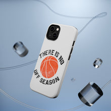DistinctInk ToughCase for Apple iPhone, Compatible with MagSafe Charging - Basketball There is No Off Season