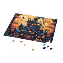 DistinctInk Jigsaw Puzzle with Spooky Sweet Treats Design for Halloween