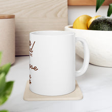 DistinctInk Glossy White Coffee / Tea Mug - Good Things Come to Those Who Bake