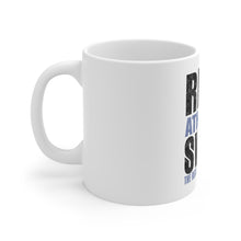 DistinctInk Glossy White Coffee / Tea Mug - Real Athletes Swim Rest Play Games