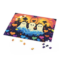 DistinctInk Jigsaw Puzzle with A Life Of Adventure Design for Halloween  LGBTQ+ Pride
