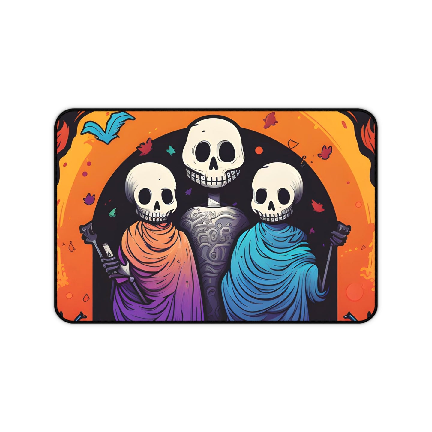 DistinctInk Desk Mat with The Paths We Choose Design for Halloween  LGBTQ+ Pride