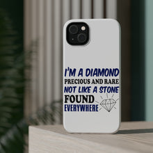 DistinctInk ToughCase for Apple iPhone, Compatible with MagSafe Charging - I'm a Diamond Precious Rare Not Everywhere