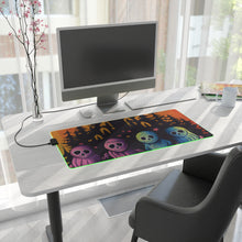 DistinctInk LED Gaming Mouse Pad with Discover Your True Path Design for Halloween  LGBTQ+ Pride
