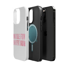 DistinctInk ToughCase for Apple iPhone, Compatible with MagSafe Charging - More Fun More Sun