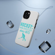 DistinctInk ToughCase for Apple iPhone, Compatible with MagSafe Charging - Hockey Making Dentists Rich Since 1875
