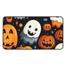 DistinctInk Desk Mat with Spooky Halloween Night Design for Halloween