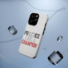 DistinctInk ToughCase for Apple iPhone, Compatible with MagSafe Charging - Practice Like a Champion