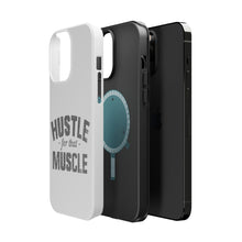 DistinctInk ToughCase for Apple iPhone, Compatible with MagSafe Charging - Hustle for that Muscle
