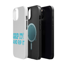 DistinctInk ToughCase for Apple iPhone, Compatible with MagSafe Charging - Golf Grip It And Rip It