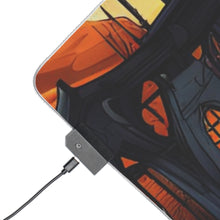 DistinctInk LED Gaming Mouse Pad with Darkness Falls on Halloween Design for Halloween