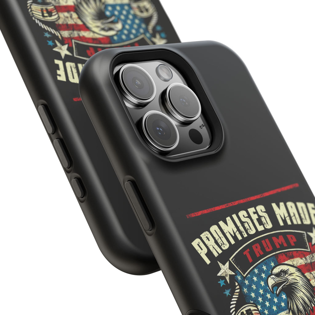 Tough Case for iPhone, Compatible with MagSafe Charging | Trump - Promises Made, Promises Kept | Conservative, view 63