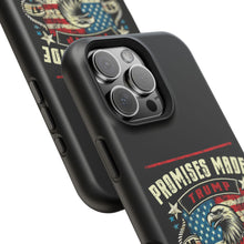 DistinctInk Tough Case for iPhone, Compatible with MagSafe Charging | Trump - Promises Made, Promises Kept | Conservative