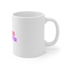 DistinctInk Glossy White Coffee / Tea Mug - Less Bitter More Glitter