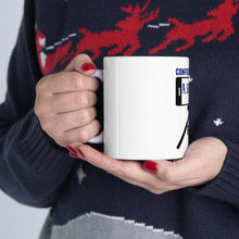 DistinctInk Glossy White Coffee / Tea Mug - Confidence Level Selfie with No Filter