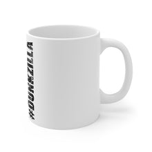 DistinctInk Glossy White Coffee / Tea Mug - #Dunkzilla Dunk Basketball