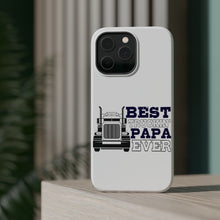 DistinctInk ToughCase for Apple iPhone, Compatible with MagSafe Charging - Best Truckin' Papa Ever