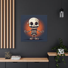 DistinctInk Canvas Wall Art with Skelly's Halloween Bash for Halloween