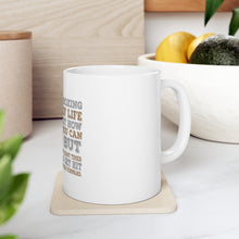 DistinctInk Glossy White Coffee / Tea Mug - Boxing Life How Many Times You Keep Moving
