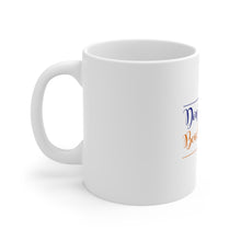 DistinctInk Glossy White Coffee / Tea Mug - Don't Worry, BEACH Happy