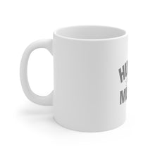 DistinctInk Glossy White Coffee / Tea Mug - Hustle for that Muscle