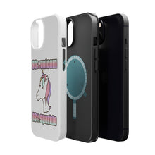 DistinctInk ToughCase for Apple iPhone, Compatible with MagSafe Charging - 90% Unicorn 10% Sparkle