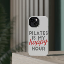 DistinctInk ToughCase for Apple iPhone, Compatible with MagSafe Charging - Pilates is My Happy Hour