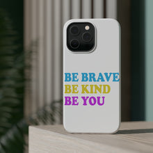 DistinctInk ToughCase for Apple iPhone, Compatible with MagSafe Charging - Be Brave Be Kind Be You