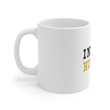 DistinctInk Glossy White Coffee / Tea Mug - I Need a HUGlass of Beer