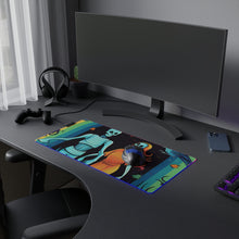 DistinctInk LED Gaming Mouse Pad with The Enduring Beauty of Writing Design for Halloween  LGBTQ+ Pride
