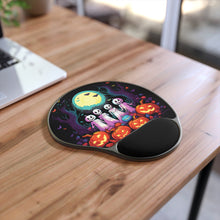 DistinctInk Mouse Pad with Wrist Rest  with Exploring the Unknown Design for Halloween  LGBTQ+ Pride