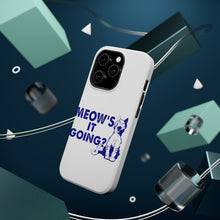 DistinctInk ToughCase for Apple iPhone, Compatible with MagSafe Charging - Meow's It Going?