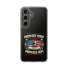 DistinctInk Hybrid (Acrylic/TPU) Clear Slim Fit Case for Apple iPhone | Trump: Promises Made, Promises Kept - Conservative
