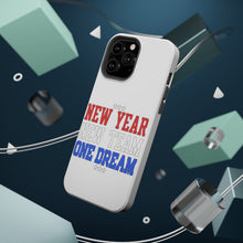 DistinctInk ToughCase for Apple iPhone, Compatible with MagSafe Charging - New Year New Team One Dream