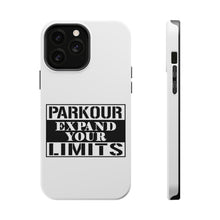 DistinctInk ToughCase for Apple iPhone, Compatible with MagSafe Charging - Parkour Expand Your Limits